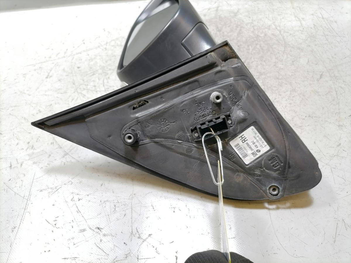 Opel Astra H original Au&szlig;enspiegel rechts Z157 Starsilber elektrisch verstellbar beheizt Bj.2006